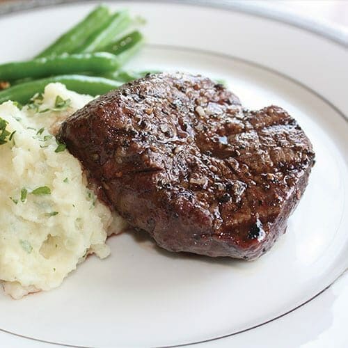 5oz filet cooked
