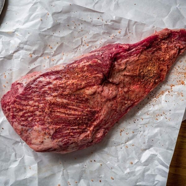 tri-tip seasoned