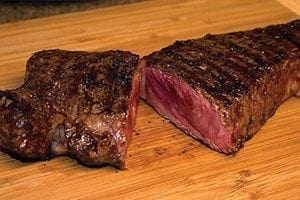 Blue Rare NY Strip