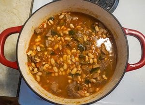 chili cooking