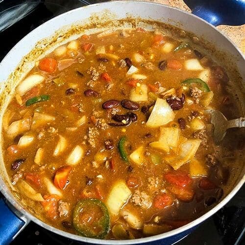 quick chili soup