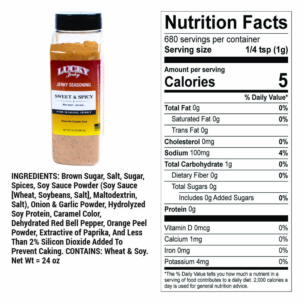 Jerky Seasoning Sweet & Spicy
