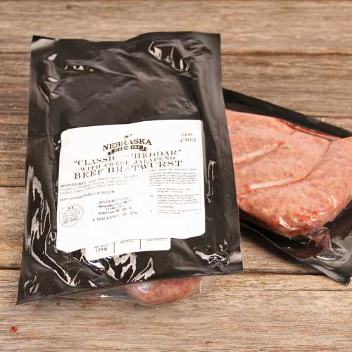 cheddar with jalapeño brat