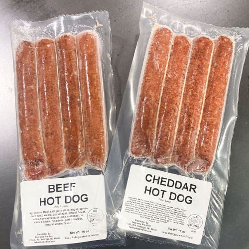 hot dogs in package