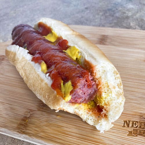 hot dog bite
