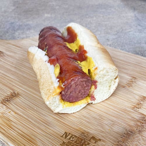 hot dog cut