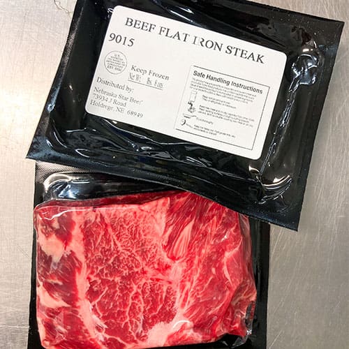 8oz flat iron in package
